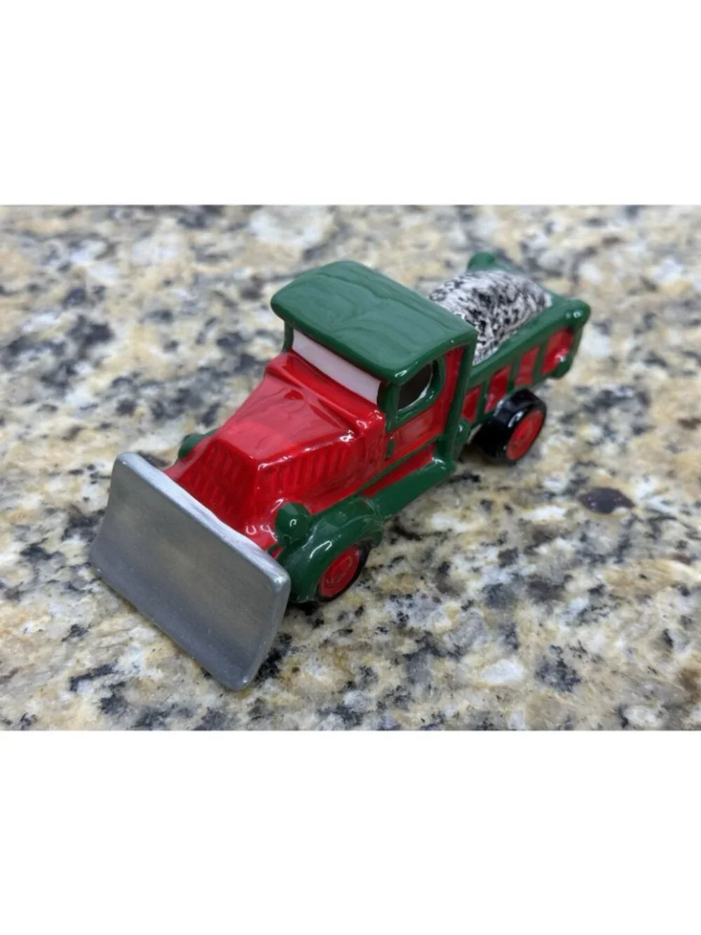 Dept 56 Snow Village School Bus And Snow Plow Set Of 2 #5137-3